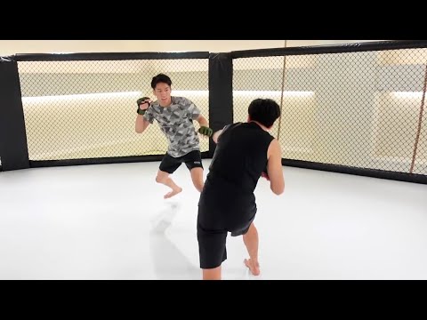 朝倉兄弟の貴重なスパーリング