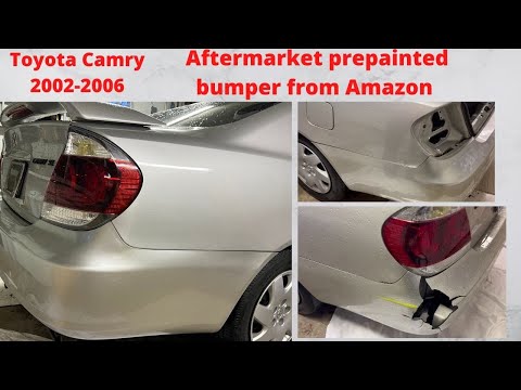 How to replace rear bumper on 2002-2006 Toyota Camry.