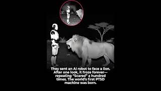AI Robot vs Lion: Test Gone Wrong #funny #viral #shortsvideo #news #breakingnews