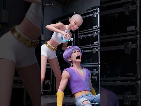 Rumi Steal Mystery's wig?! 👀 Rumi & Mira Found a Loophole! | Kpop Demon Hunters #kpop #golden #rumi