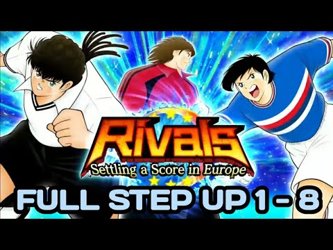 Full Step Up 1-8 Banner "Rivals Settling a Score in Europe" - Captain Tsubasa Dream Team