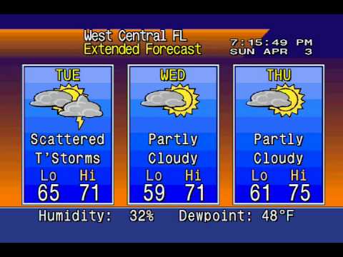WeatherStar 4000 Emulator