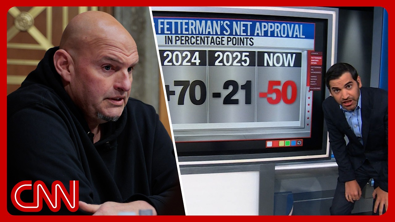 Enten unpacks Fetterman's approval plunge among PA Dems