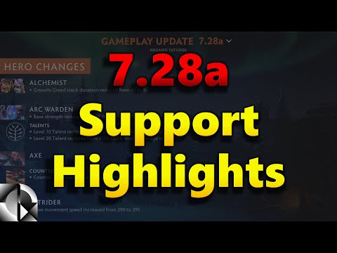 7.28a Dota 2 Patch Highlights for Supports