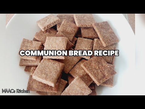 Communion Bread Recipe| SDA Style Of Communion Bread