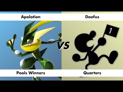 No Caps 68 Pools Winners Quarters - Apolotion (Greninja) vs Doofus (Mr. Game & Watch)