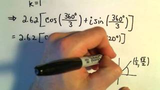 More Roots of Complex Numbers, Ex 2