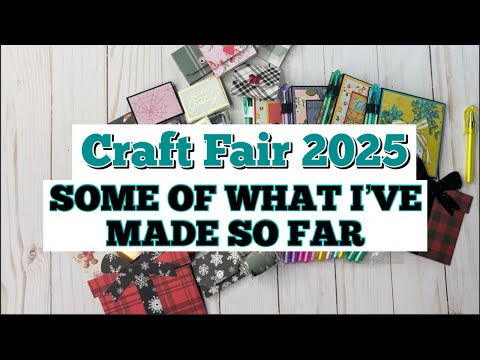 Craft Fair Ideas 2025- Come See What I’ve Made So Far | Quick & Easy Holiday Gifts 
