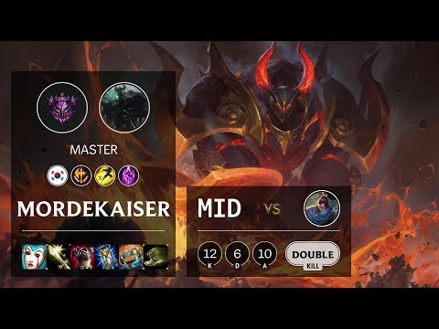 Mordekaiser Mid vs Yasuo - KR Master Patch 10.6