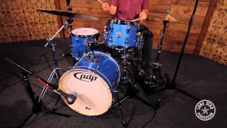 Video thumbnail for PDP New Yorker 4 Piece 18" Bass, 10/13" Toms, 13" Snare by Lone Star Percussion