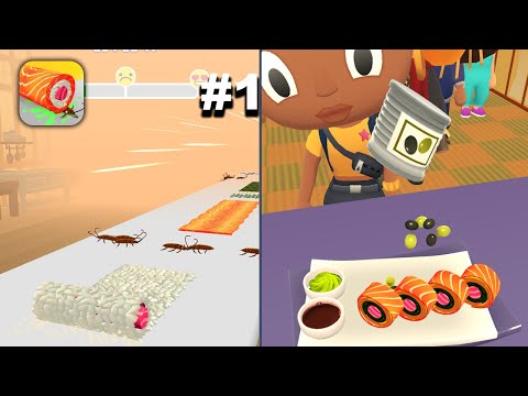 Sushi Roll 3D - ASMR Food Game - Hyper Hybrid Casual - Gameplay Walkthrough (iOS & Android) - YouTube