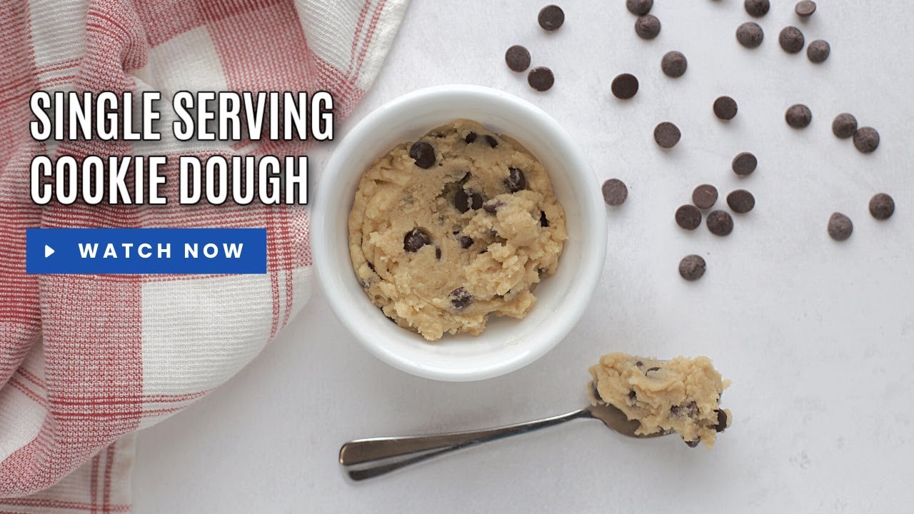 Edible Cookie Dough For One