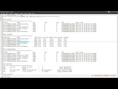 Memory Diff Analysis of Linux Rootkit Xingiquan