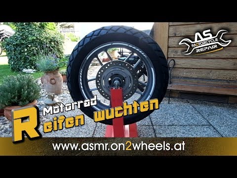 ➤ MOTORRAD RAD REIFEN EINFACH SELBST WUCHTEN