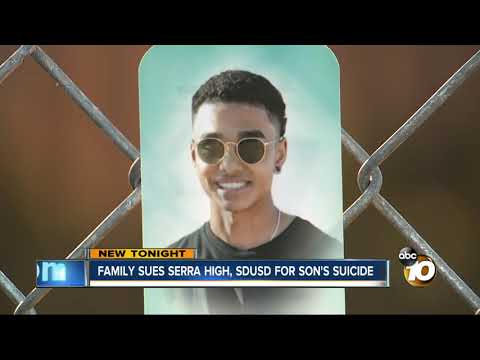 Family sues Serra High, SDUSD for son's suicide