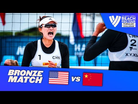 Stockman / Kraft vs. Xia / Lin - Bronze Match Highlights Torquay 2022 #BeachProTour