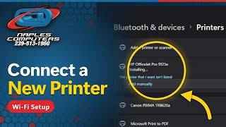 How to Connect a New Printer (Wi-Fi Setup)