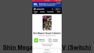 Shin Megami Tensei V Metacritic