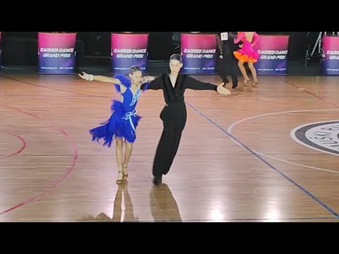 Ognyan Nikov & Ajda Gregorič - Samba 1/4 final Junior 1  WDSF Open Zagreb Dance Grand Prix 2025