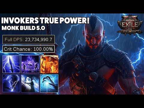 The  'DESTROY ALL CONTENT' Flicker Build! – 100% Crit Chance & 23M FULL DPS! | Monk Build 5.0 | PoE2