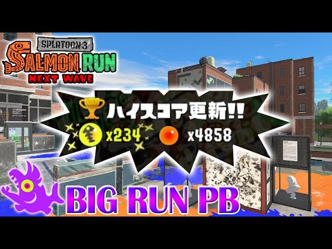 234 High Score in Inkblot Art Academy Big Run! - Splatoon 3 Salmon Run Next Wave