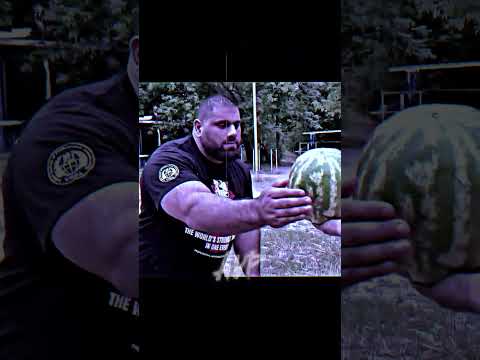 Levan Vs Denis - Watermelon Crushing 🍉😂 | #armwrestling #edit