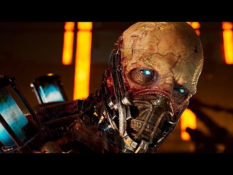 Alien Xenomorph Speaks For The First Time Scene 4K (2023) Aliens Dark Descent