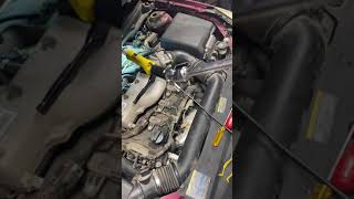 Spark plug replacement 2008 Saturn Aura 3.6L VVT.  Alternator.