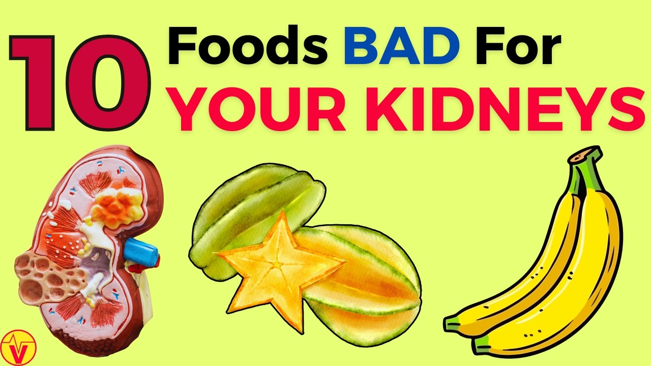 10 Foods BAD For Your KIDNEYS | These Foods Can DAMAGE and DESTROY Your Kidney Health | VisitJoy