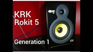 Video thumbnail for New Gear - KRK Rokit 5 Generation 1 Studio Monitor vs Behringer MS20 by Severo Music Studios