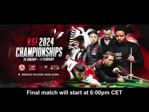 2024 WSF Championship - Open, semi final:  Daniel Womersley vs Yang Gao