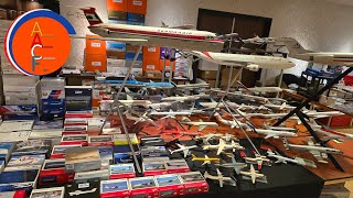 Let's search for collectibles and Airplane models on this giant Aviation Collectors fair, AACF 2026 