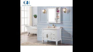 Galaxy Home - Wall Mounted Solid Wood Classic Bathroom Cabinet