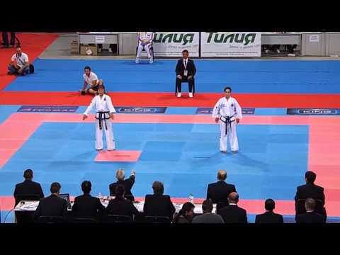 Kim Hyang Sim v Alieva Mehrangez. III Dan Female Tul Final ITF World Championships 2013