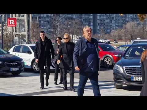 Lepa Brena i Boba Živojinović na komemoraciji Saši Popoviću