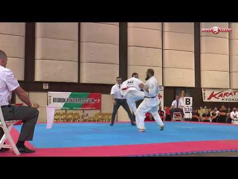 Alejandro Navarro vs. Goderzi Kapanadze. 32 European Weight Category Karate Championships