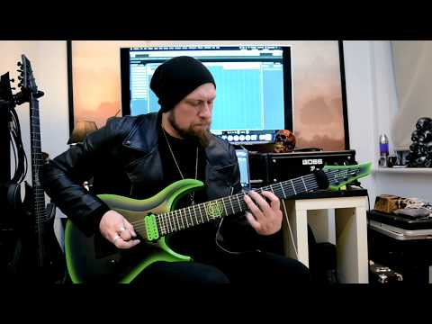 The Watcher Andy James demoing the Kiesel Polarity active coil split pickups