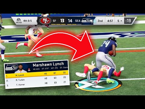 Marshawn Lynch is back in Madden...AND HE'S A TANK!!! - Madden 20