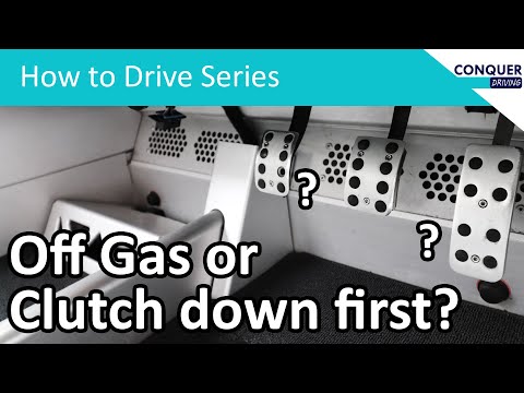 Off gas or clutch down first when changing gears? Smoothing out gear changes.