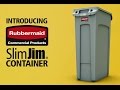 Deksel Rubbermaid Slim Jim Vented gesloten met swingsysteem grijs