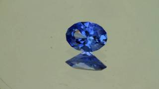preview picture of video 'Natural Unheated Oval Blue Sapphire Precision Cut 1.47 Carat'