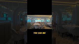 This Cruise Ship Dining Room is Insanely Elegant #shorts #cruisefails