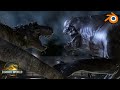 Jurassic World Rebirth D Rex V Ember Cut Blender Animation