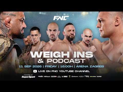 [LIVE] FNC 33 | MEDIA WEIGH INS & Podcast powered by SuperSport | Zagreb