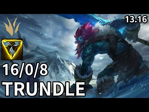 Trundle Jungle vs Nidalee - EUW Diamond | Patch 13.16