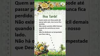 Boa Tarde repleta de bênçãos #lindamensagem #boatarde #mensagem