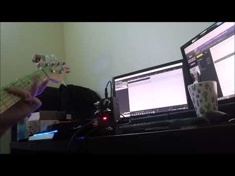 Running pedals in front of Boss GT-1B - aka Joyo Double Thruster drive pedal demo