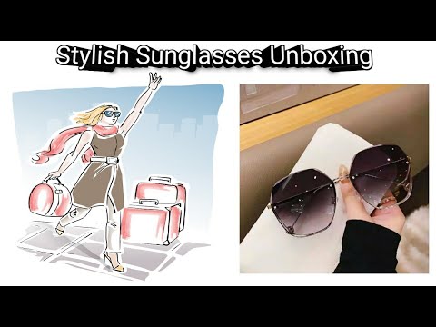 Stylish Unboxing: Round Fashion Sunglasses for Women |...