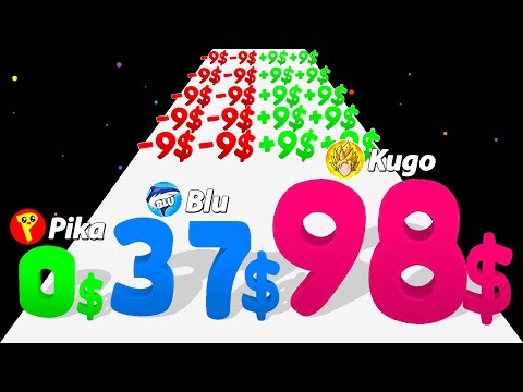 Digit's Race = Number Run 3D + Shortcut Run (Level Up Numbers)