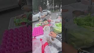 Set up a street stall to make and sell pancake breakfasts to make money